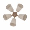 Nowoczesny plafon oprawa sufitowa brązowa abażurowa drewniana boho minimalistyczna klasyczna VAIO 11606 TK-Lighting